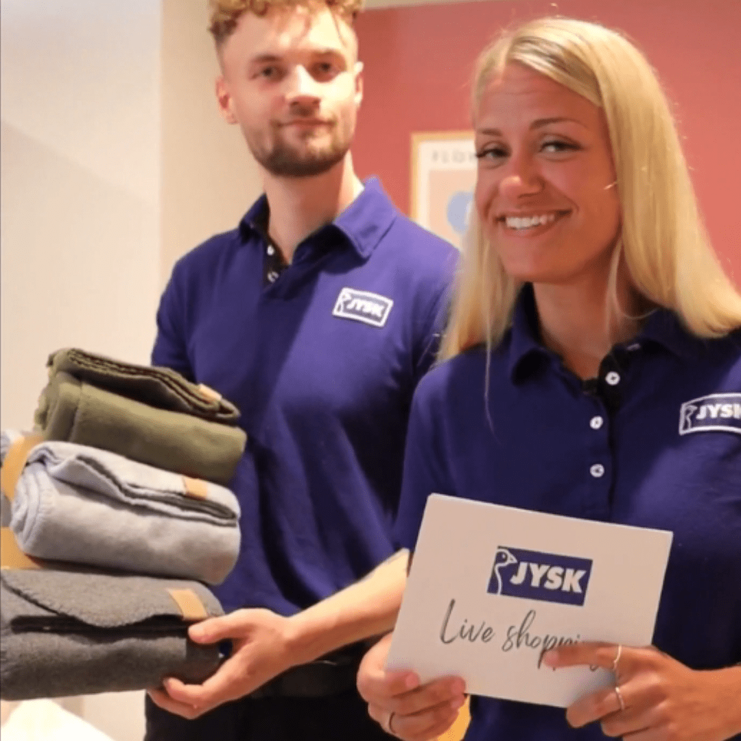 JYSK captivates +51,000 people with live shopping Sprii